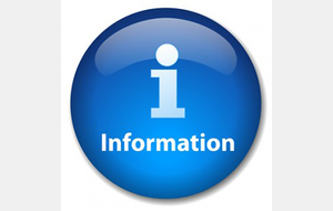 🌨️❄️ POUR INFORMATION MATCH DU WEEKEND 🌨️❄️