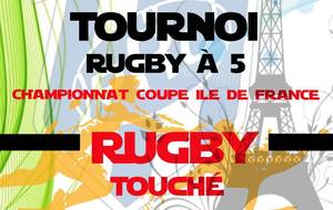 COUPE ILE DE FRANCE RUGBY à 5 au Stade de Franconville