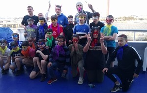 Départ nos Benjamins, Minimes, Cadets direction Frampton pour le &quot;CRUNCH&quot;