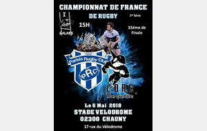 Championnat de France 32 ème Seniors Dimanche 6 Mai 2018