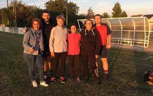 Premier entrainement de la section Rugby Santé ce Vendredi 14 septembre 2018 au stade de Franconville