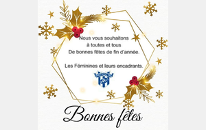 Un petit message de nos Féminines du Parisis RC