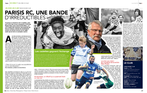 Le Parisis rugby club s'invite dans le Rugby mag de novembre 2020