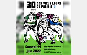 30 ans des Vieux Loups avec la participation OLD TOADS FCR et VDQS de Rueil