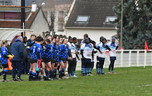 Résultat du match des Cadettes du Parisis RC contre le RC St Denis au stade de Franconville du 10 mars 2024