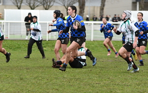 Résultat du match des Cadettes du Parisis RC de ce dimanche 26 janvier 2025 contre Rst Coyotes/Champigny/Yerres