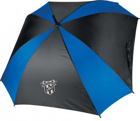 Parapluie Couleur Bleu/Noir automatique Logo PRC (Grande Taille)