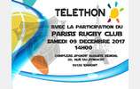 Téléthon 2017 avec la participation du Parisis Rugby Club à ERMONT