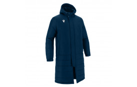 Macron Turvey Manteau Long Bleu ou Noir Logo PRC 