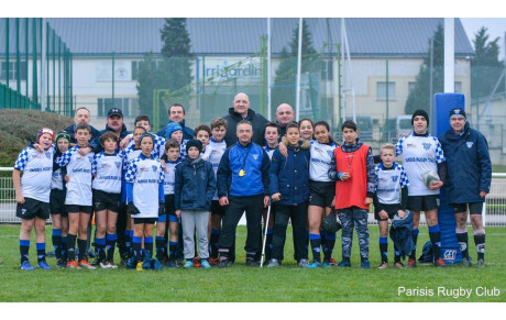 Olivier Merle en Visite au Parisis Rugby Club .....................