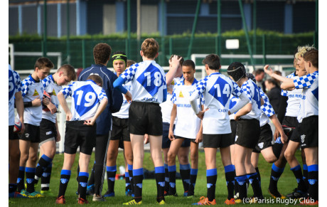 Resultat du match des Cadets du Parisis RC de ce Samedi 23 Novembre 2019