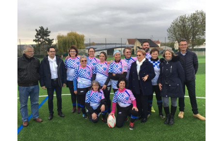 Les RuBies du Parisis RC à l’inauguration du nouveau terrain synthétique ...