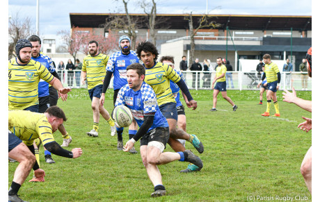 Résultat des 32ème de finale de nos Seniors du Parisis RC contre L'Ovale Racing Club Marquettois de ce dimanche 12 mai 2024