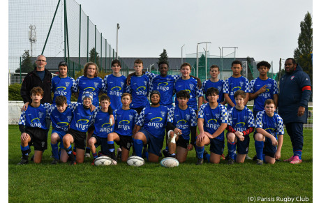 Résultat du match des Cadets du Parisis Rugby Club de ce dimanche 20 octobre 2024 contre le RC Suresnes