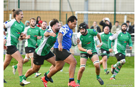 Résultat du match de l'équipe Premiere du Parisis RC de ce dimanche 16.11.25 contre le CO Gargenville