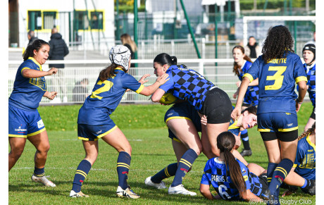 Résultat du match des Cadettes du Parisis RC Face au RC Courbevoie de ce dimanche 23.11.25