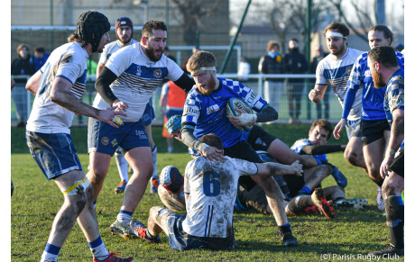 Résultat du match de l'équipe Première du Parisis RC VS Terres de France rugby de ce dimanche 14 décembre 2025