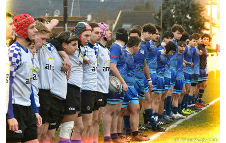 résultat du match des Juniors contre Rugby Club Garches Vaucresson de ce samedi 28.03.26