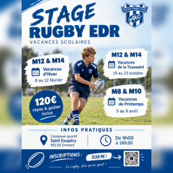Stage de Vacances – Parisis Rugby Club Saison 2026-2027